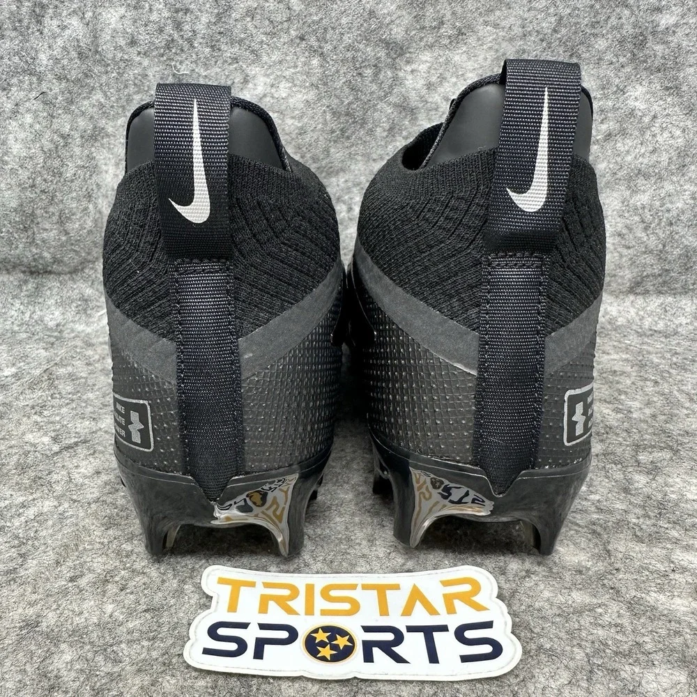 Nike Alpha Menace 4 Elite Football Cleats Mens Sz 12 Black Silver FD7036-002